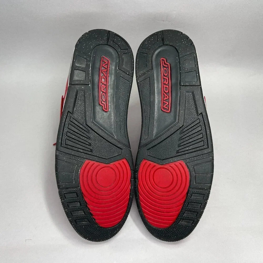 Jordan Flight 45 Shoes Men's Size 11.5 Red High Top‎ Retro Basketball Sneakers